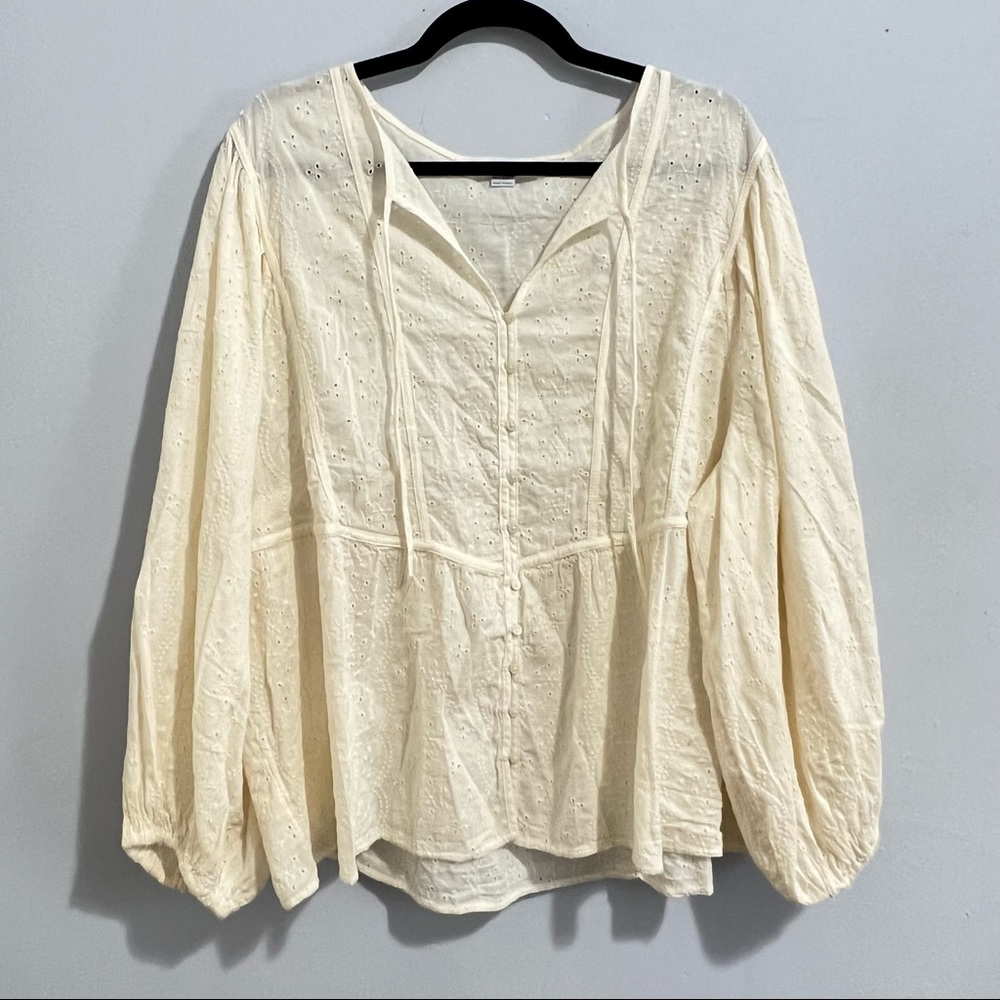 Cream Blouse